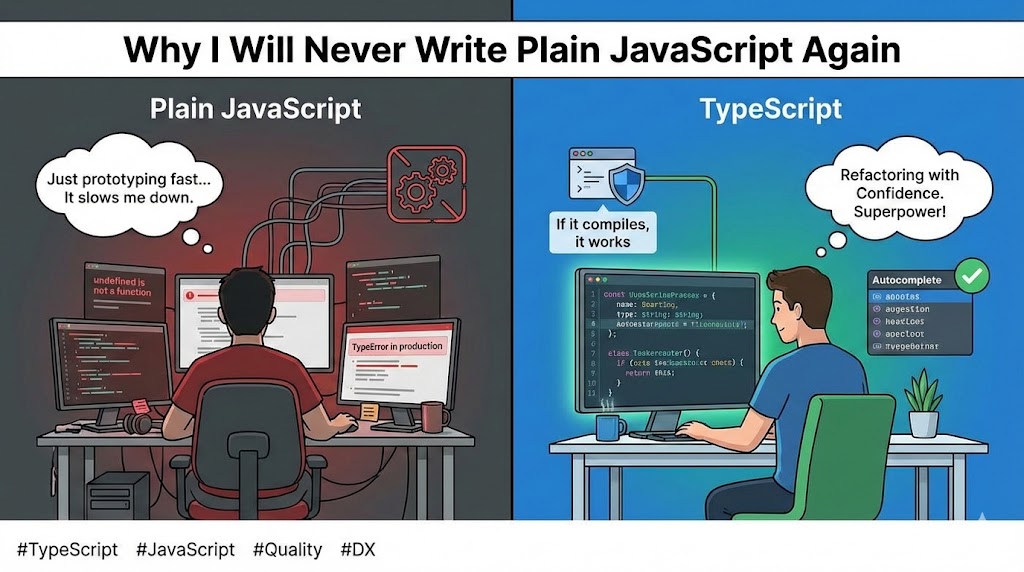Why I Will Never Write Plain JavaScript Again